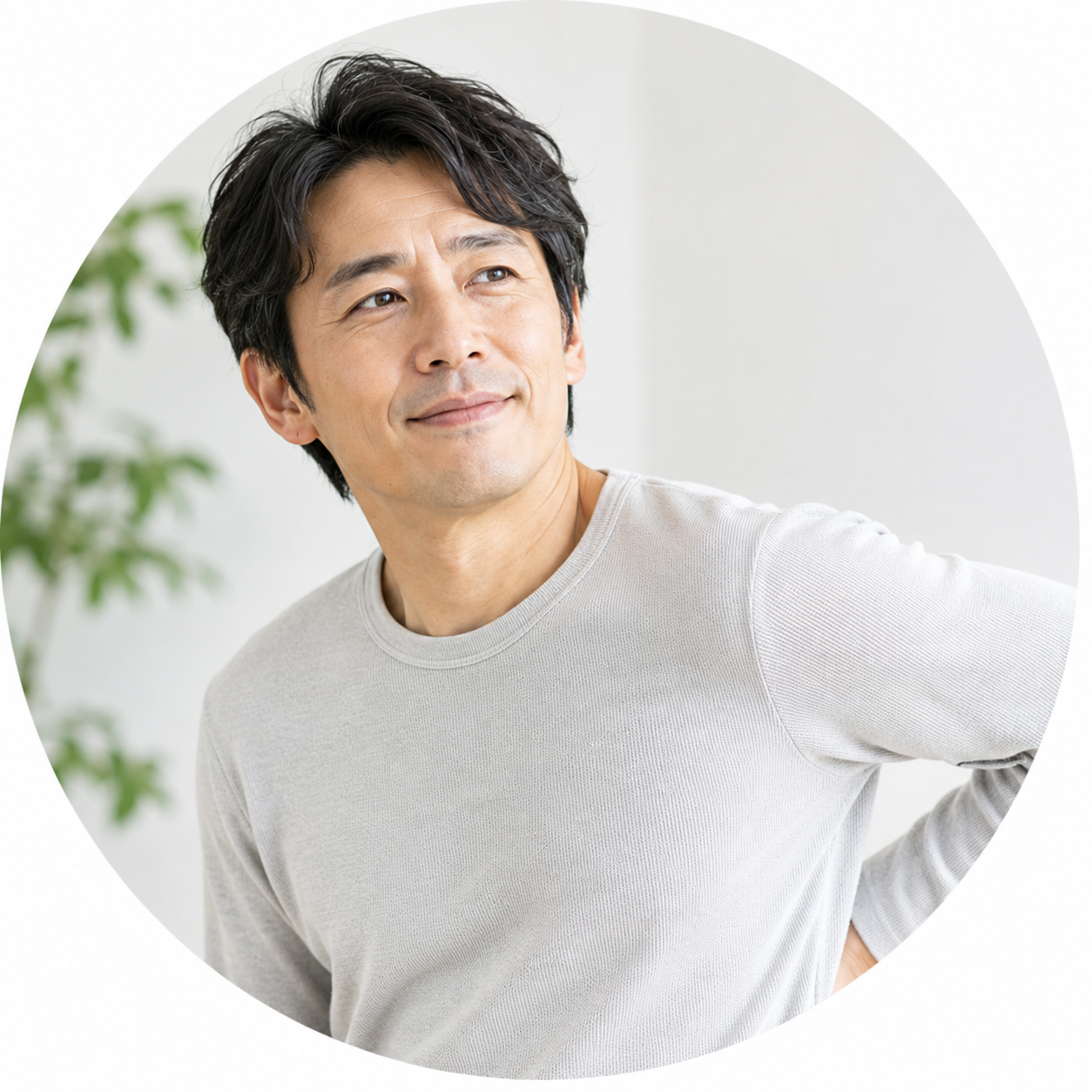 肩こりで来院された方のイメージ