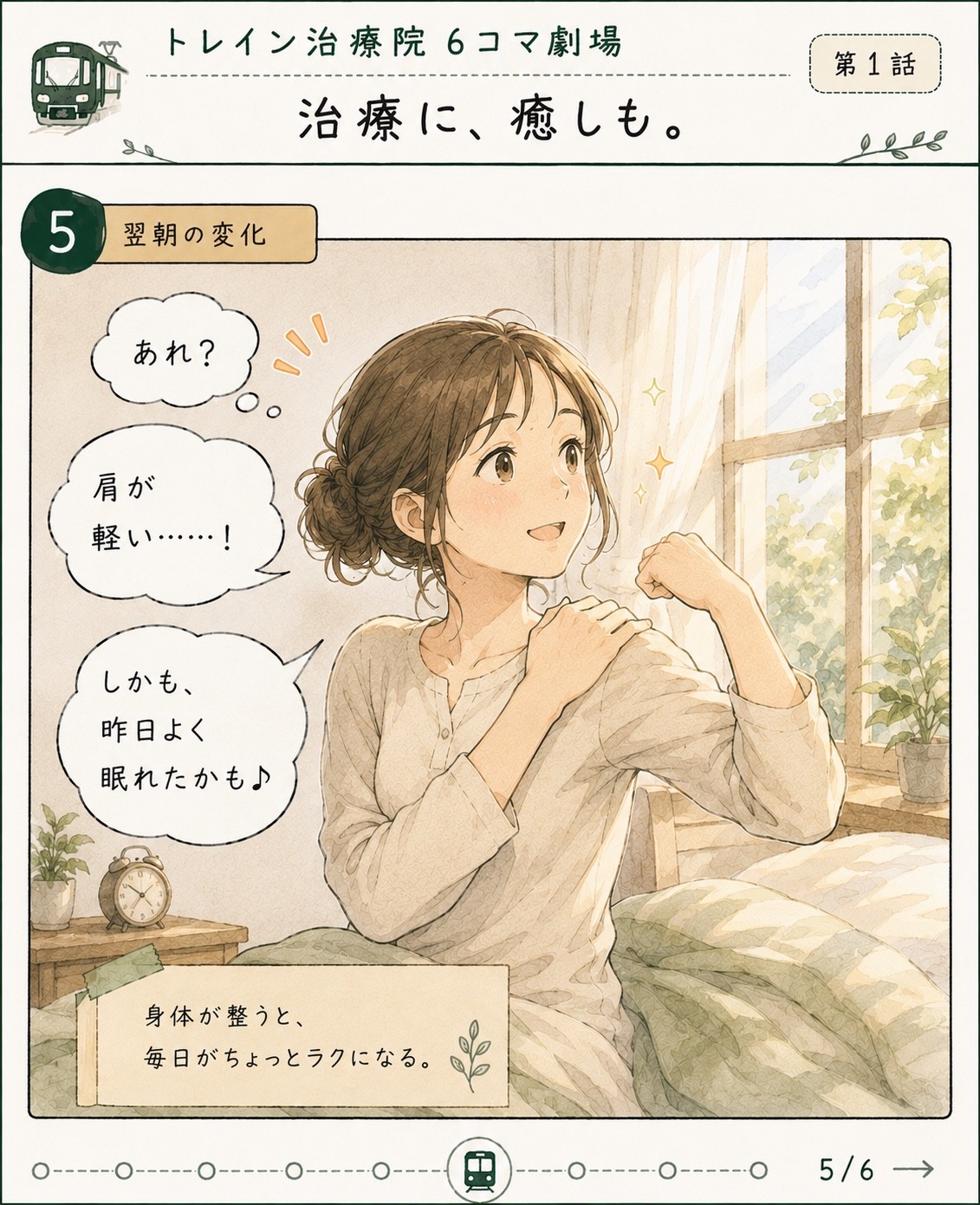 6コマ劇場 第1話 治療に、癒しも。5枚目