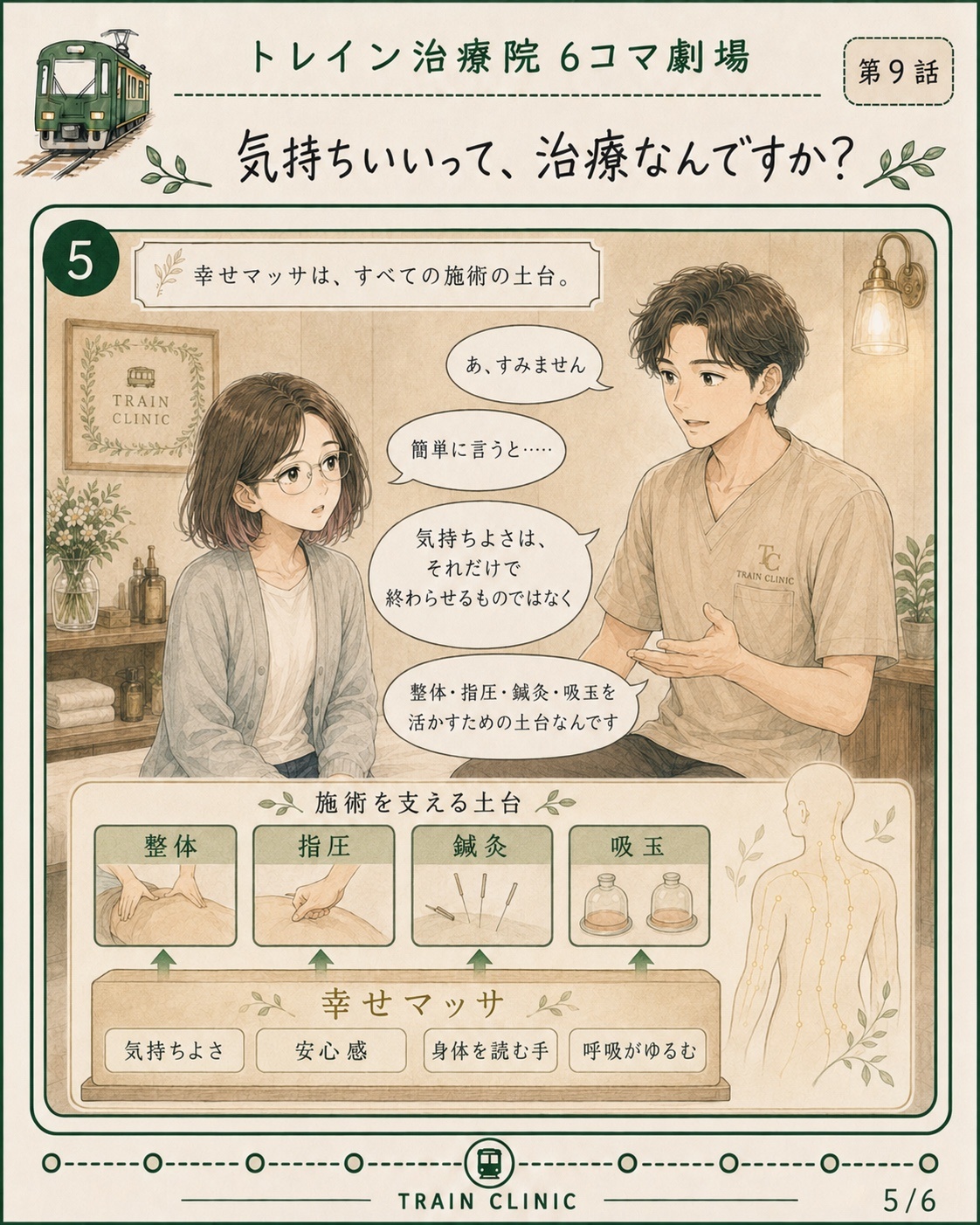 第9話 気持ちいいって治療なんですか 5コマ目